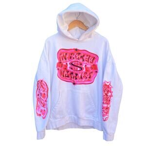 Sexy Red White Tour Hoodie XL 23x30 Preowned